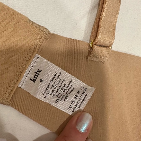 Knix WingWoman Contour Bra, size 6, beige, NWT - Picture 9 of 10